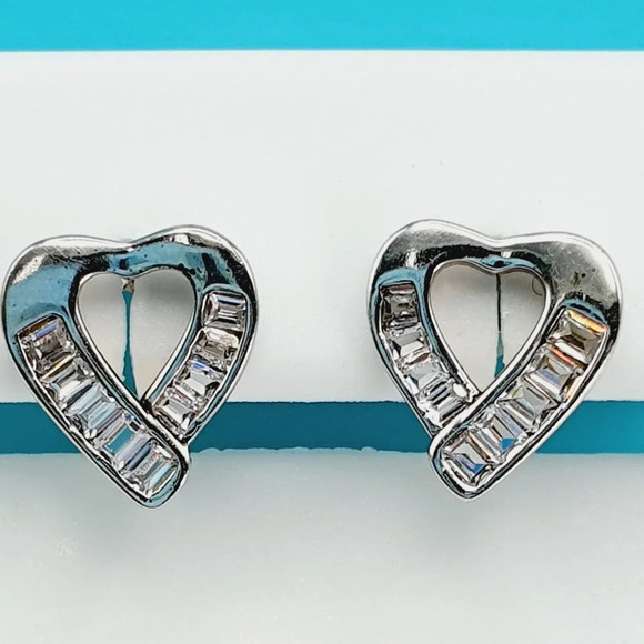 925 Sterling Silver CZ Beautiful Earrings for Women, 1USPAR4210 - Picture 5 of 11